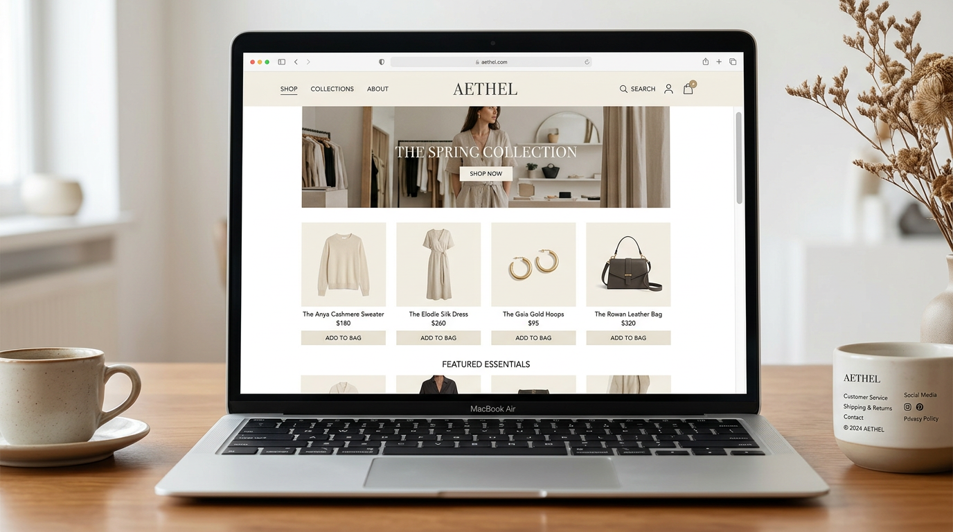 Boutique Retail website